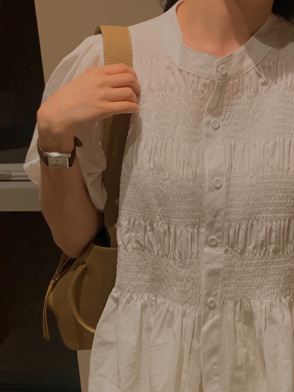 ahsde blouse (white)