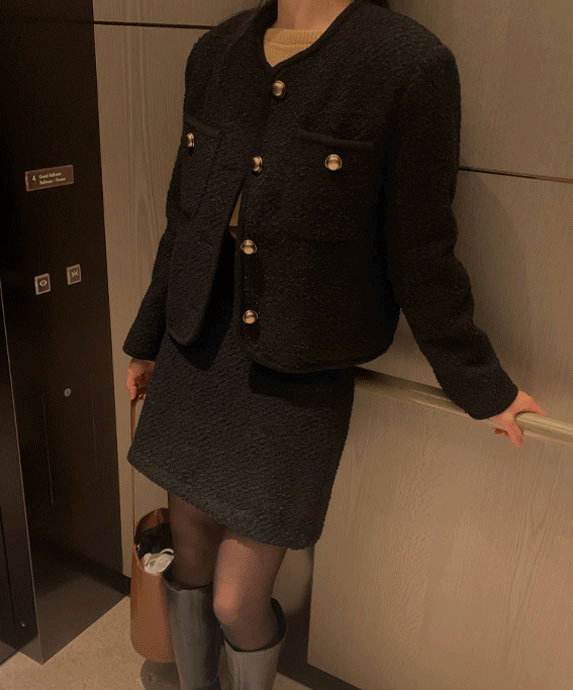 spany jacket skirt setup (2 color)